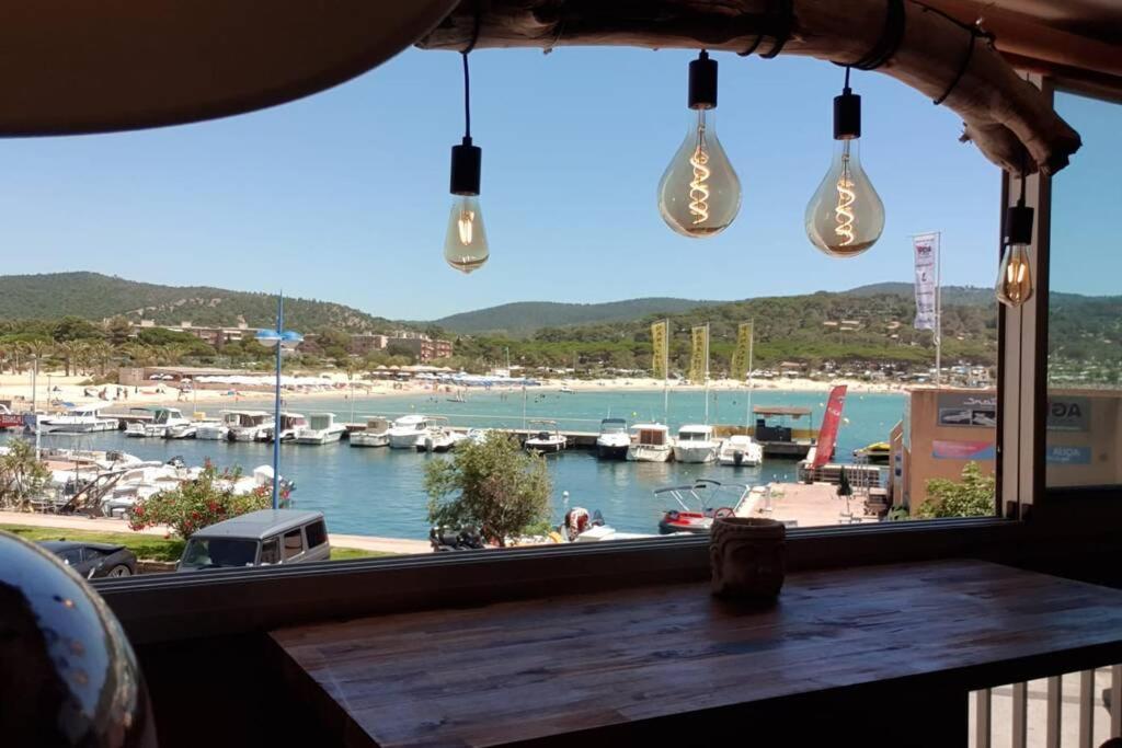 Face Mer Entre Plage Et Marina Bormes-les-Mimosas Exteriör bild